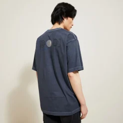 Discount Katoenen T-shirt met ronde hals en print T-shirt