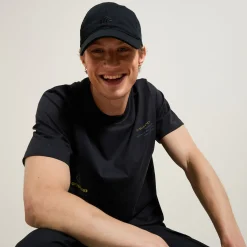 Outlet Katoenen T-shirt met ronde hals en print T-shirt