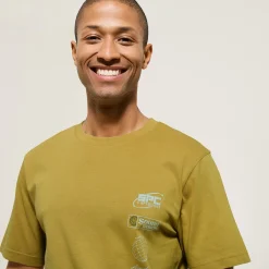 Discount Katoenen T-shirt met ronde hals en print T-shirt