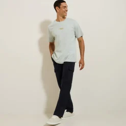 Clearance Katoenen T-shirt met ronde hals en print T-shirt