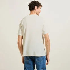 Cheap Katoenen T-shirt met ronde hals en print T-shirt