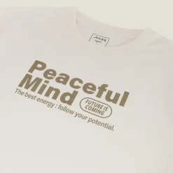 Cheap Katoenen T-shirt met ronde hals en print T-shirt