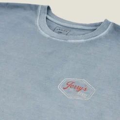 Outlet Katoenen T-shirt met ronde hals en print T-shirt