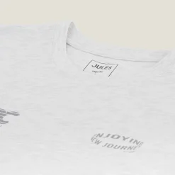 Cheap Katoenen T-shirt met ronde hals en print T-shirt