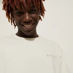 Shop Katoenen T-shirt met ronde hals en print T-shirt