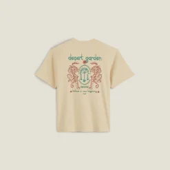 Fashion Katoenen T-shirt met ronde hals en tijger-print T-shirt