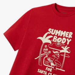 Outlet Kerst-T-shirt met ronde hals T-shirt