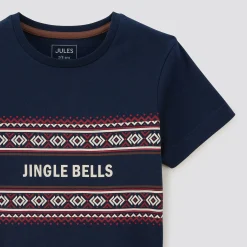 New Kinder-T-shirt met kerstprintn T-shirt