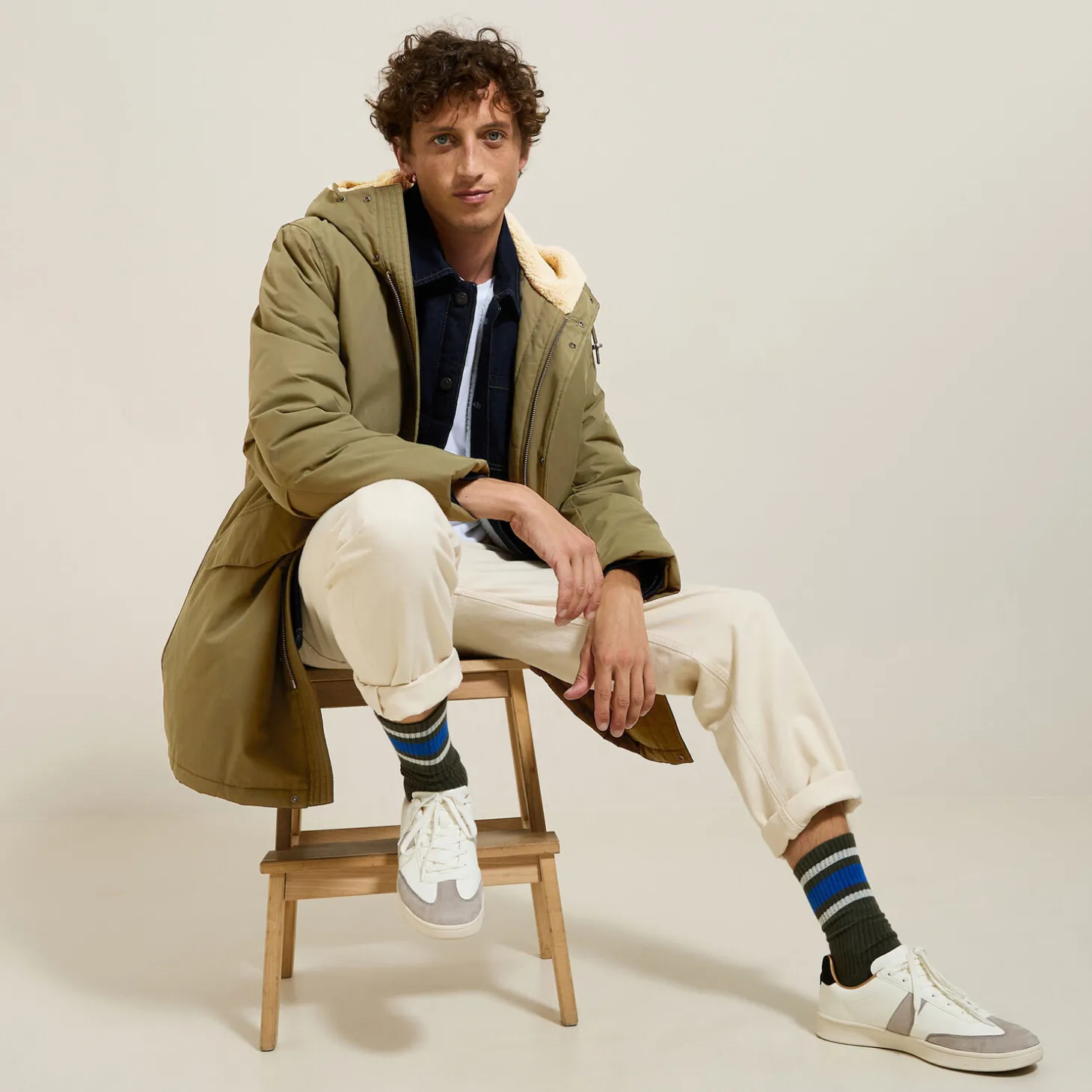 Sale Lange waterafstotende Parka Mantel & Jack