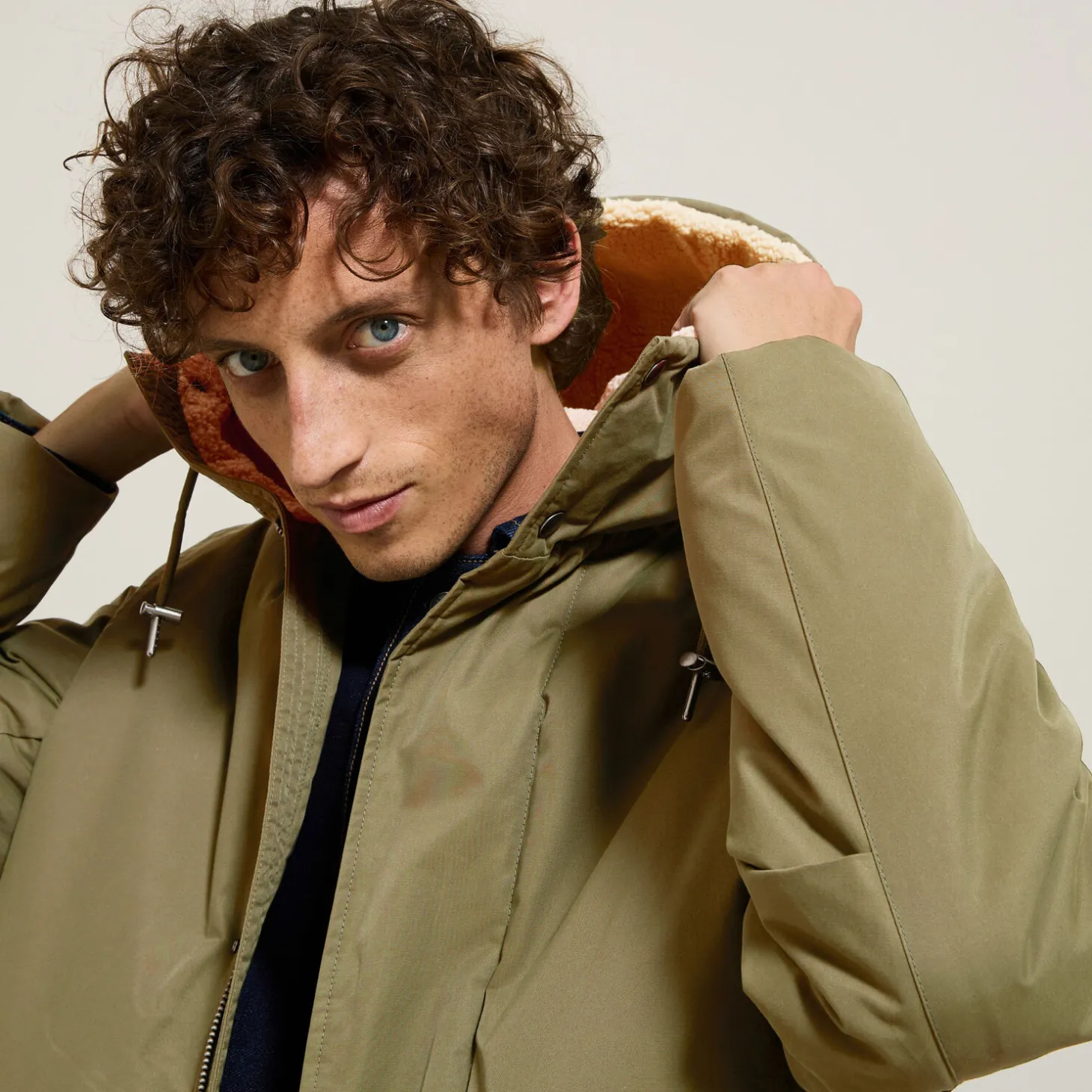 Sale Lange waterafstotende Parka Mantel & Jack