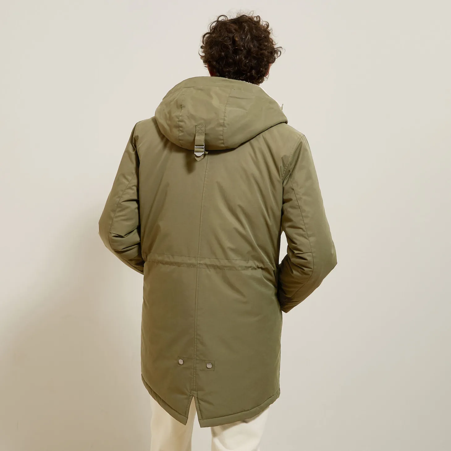 Sale Lange waterafstotende Parka Mantel & Jack