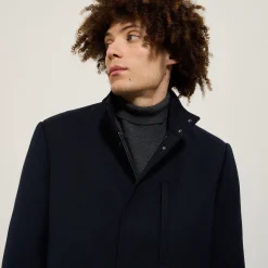 Cheap Lange wintermantel met opstaande kraag Mantel & Jack