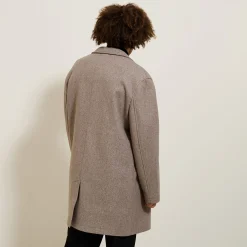 Outlet Lange wintermantel met reverskraag Mantel & Jack