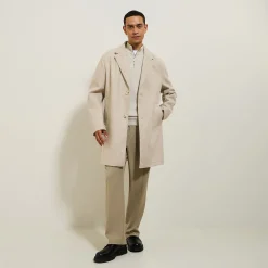 Cheap Lange wintermantel met reverskraag Mantel & Jack