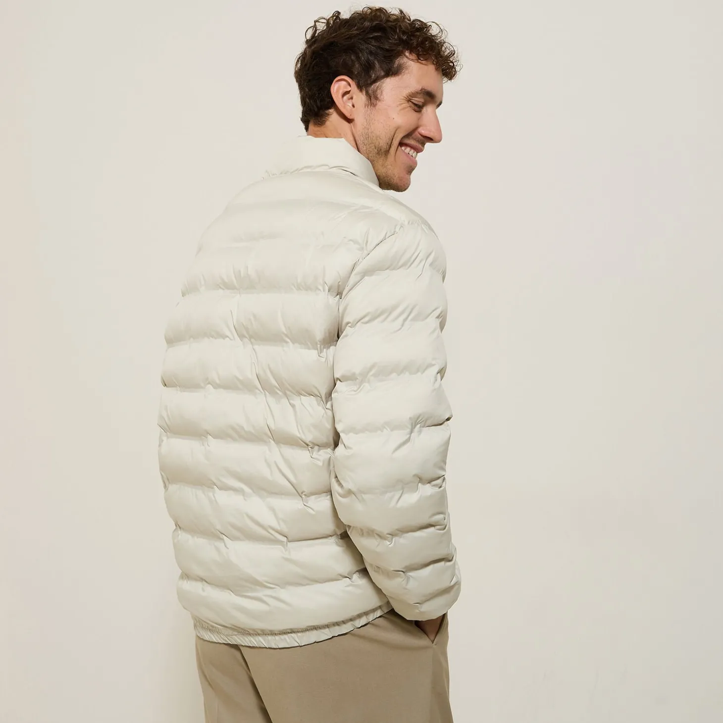 New Licht donsjack met opstaande kraag Mantel & Jack