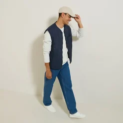 Cheap Licht, gewatteerd donsjack zonder mouwen Mantel & Jack