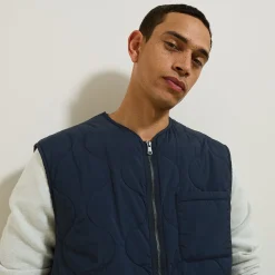 Cheap Licht, gewatteerd donsjack zonder mouwen Mantel & Jack