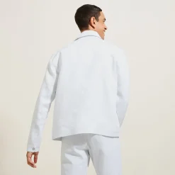 Store Linnen jack met hemdskraag Mantel & Jack