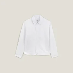 Store Linnen jack met hemdskraag Mantel & Jack