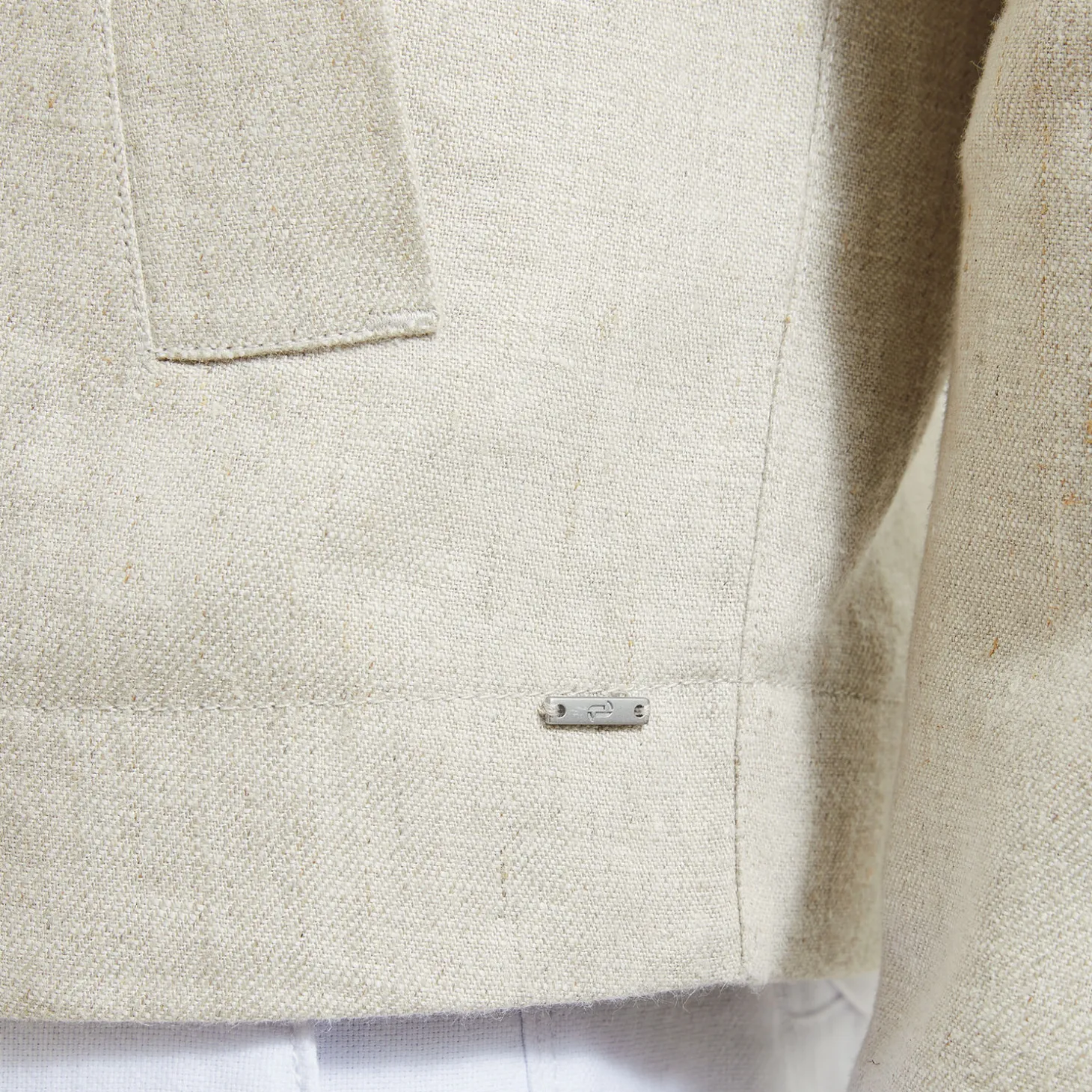 Sale Linnen jack met hemdskraag Mantel & Jack