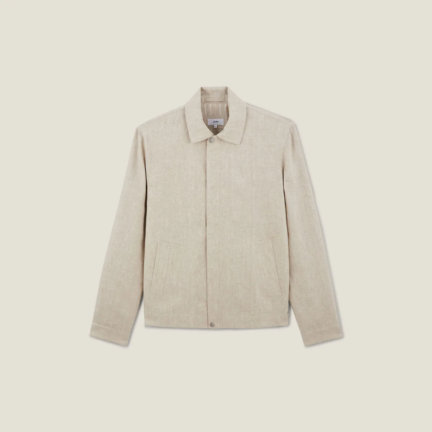 Sale Linnen jack met hemdskraag Mantel & Jack