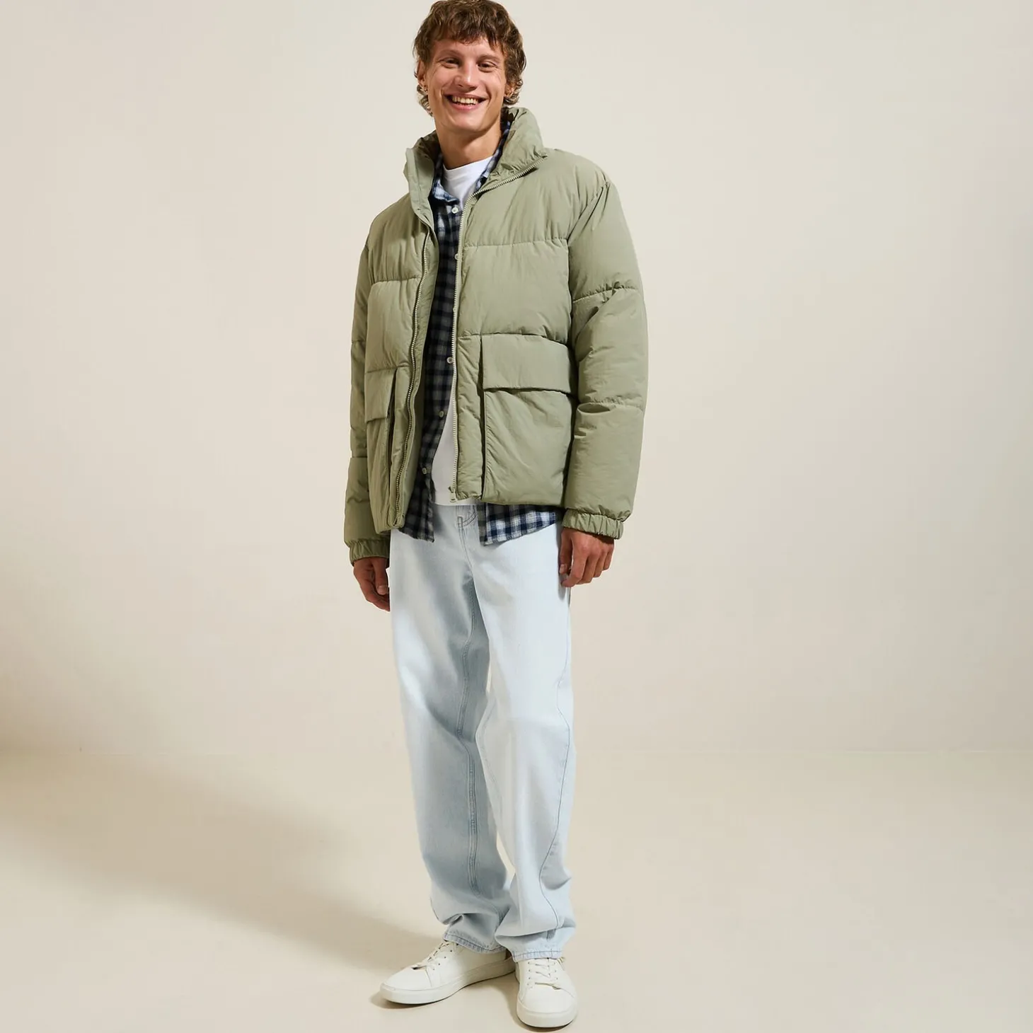 Clearance Loose jeans met gedraaide naden Jeans Loose|Jeans