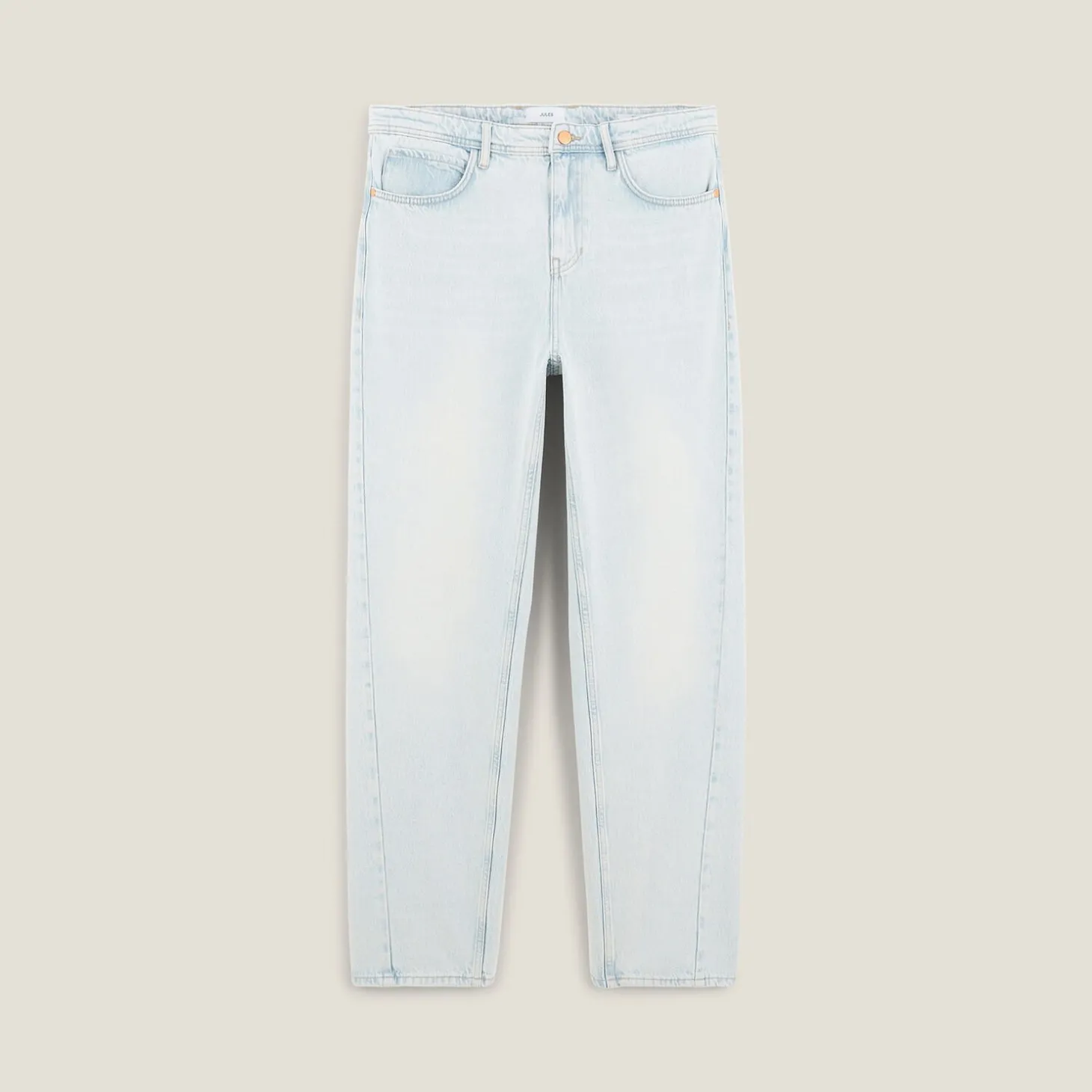 Clearance Loose jeans met gedraaide naden Jeans Loose|Jeans