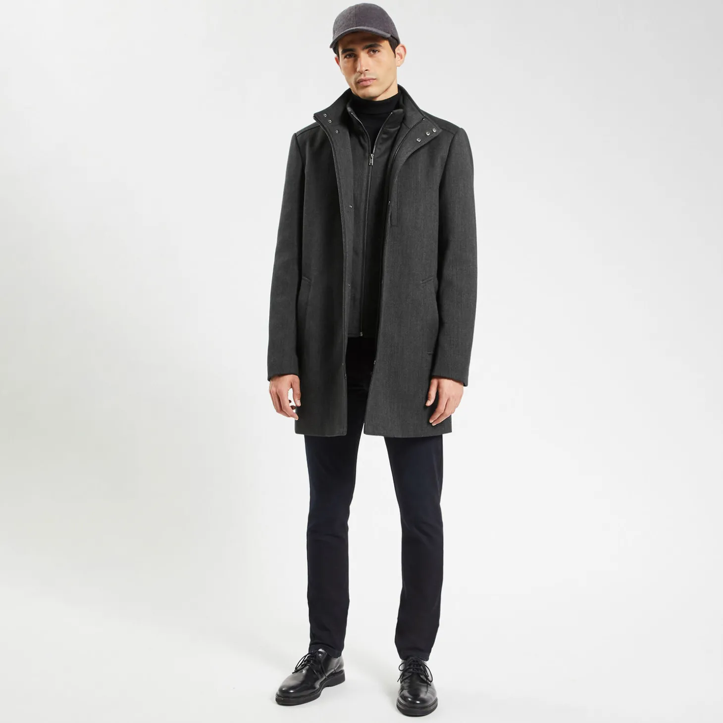 New Mantel met rits en opstaande kraag Mantel & Jack