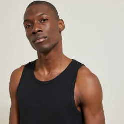 Sale Mouwloos hemdje in 2x2 ribboord T-shirt