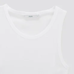 Best Sale Mouwloos hemdje in 1x1 ribboord T-shirt