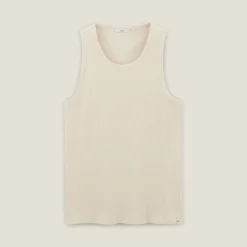 Best Mouwloos hemdje in 2x2 ribboord T-shirt