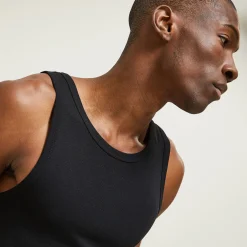 Online Mouwloos hemdje in 1x1 ribboord T-shirt