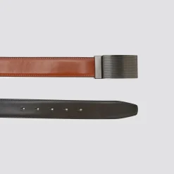 Store Omkeerbare riem met plaatgesp Riem & Bretellen|Riem & Bretellen