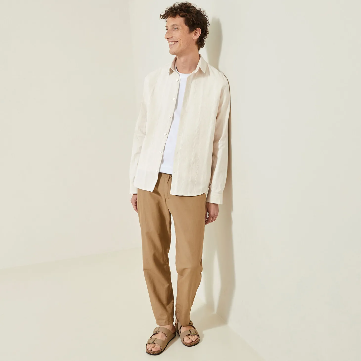 Discount Overhemd van getextureerd katoen Overhemd