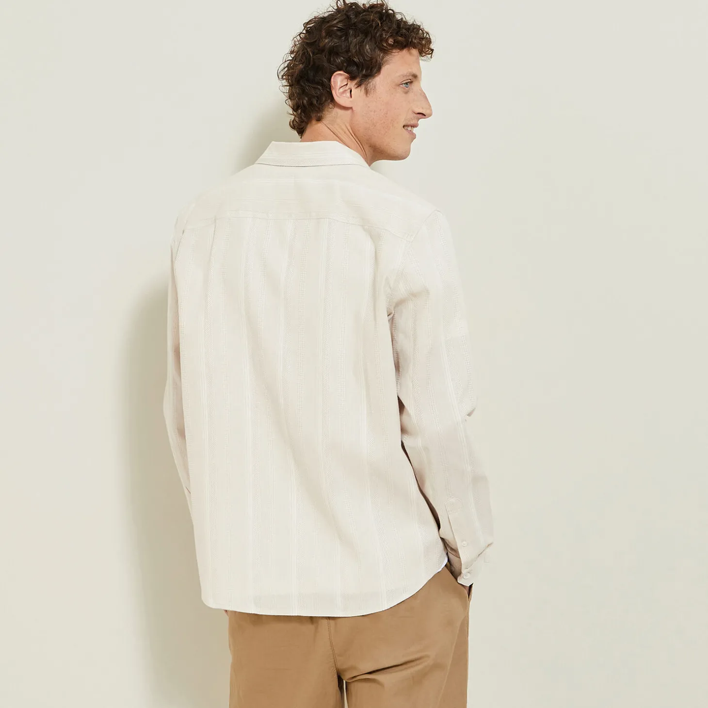 Discount Overhemd van getextureerd katoen Overhemd