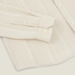 Discount Overhemd van getextureerd katoen Overhemd