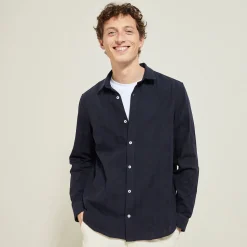 Cheap Overhemd van getextureerd katoen Overhemd