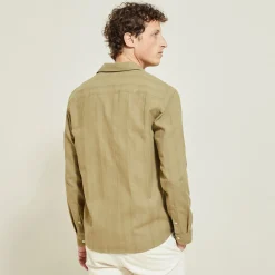 Shop Overhemd van getextureerd katoen Overhemd