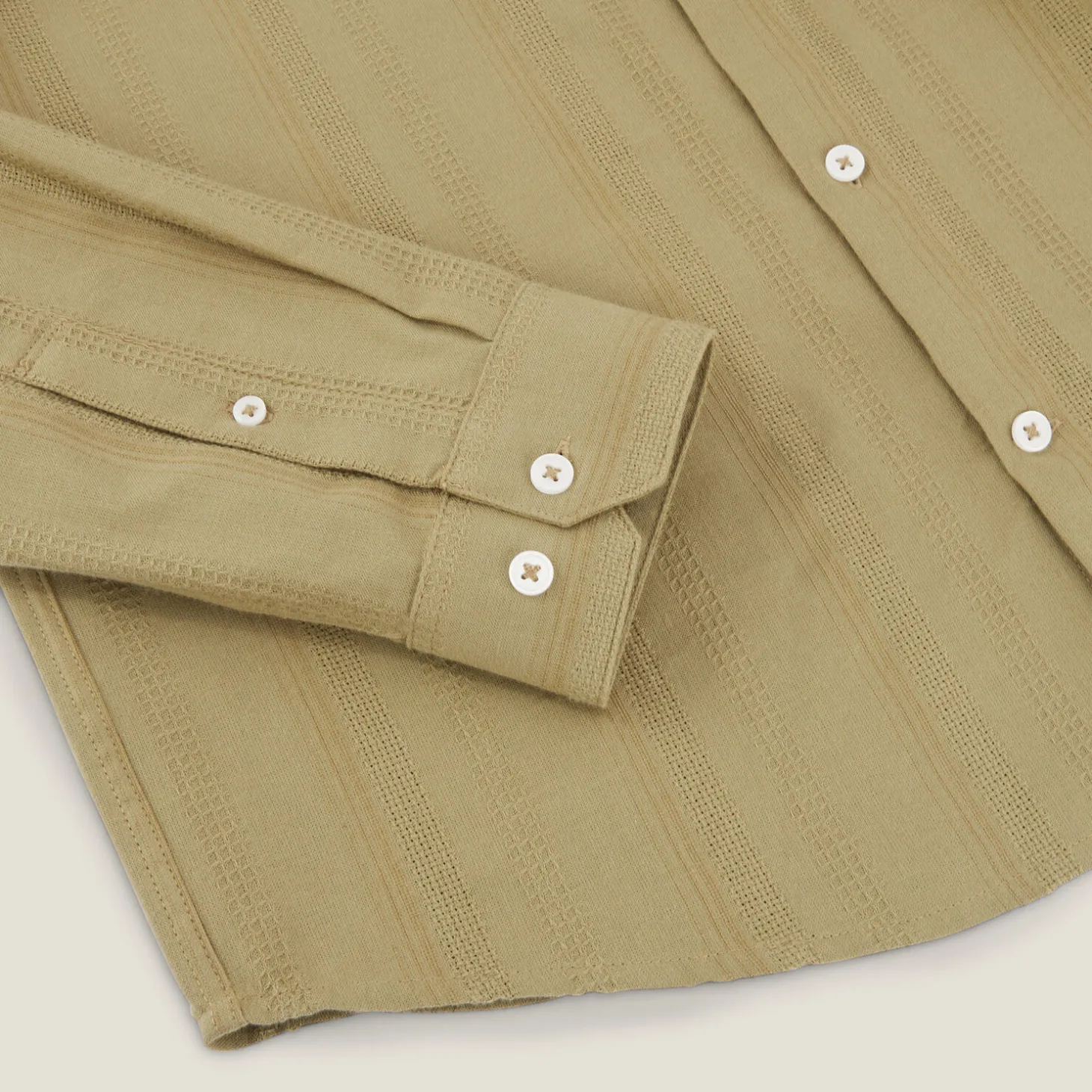 Shop Overhemd van getextureerd katoen Overhemd