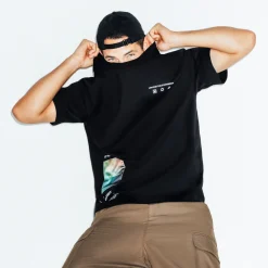 New Oversize T-shirt met ronde hals en print T-shirt