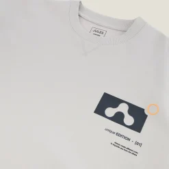 Discount Oversized t-shirt met ronde hals en print T-shirt