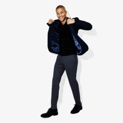 New Pantalon Costume Bleu foncé Broek|Kostuumbroek