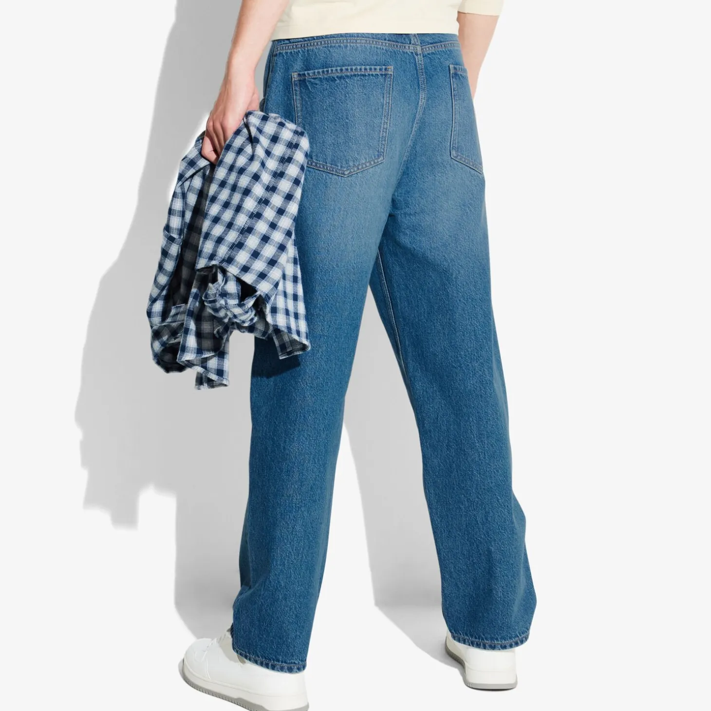 Online Pantalon Denim Bleu moyen Jeans Baggy|Jeans