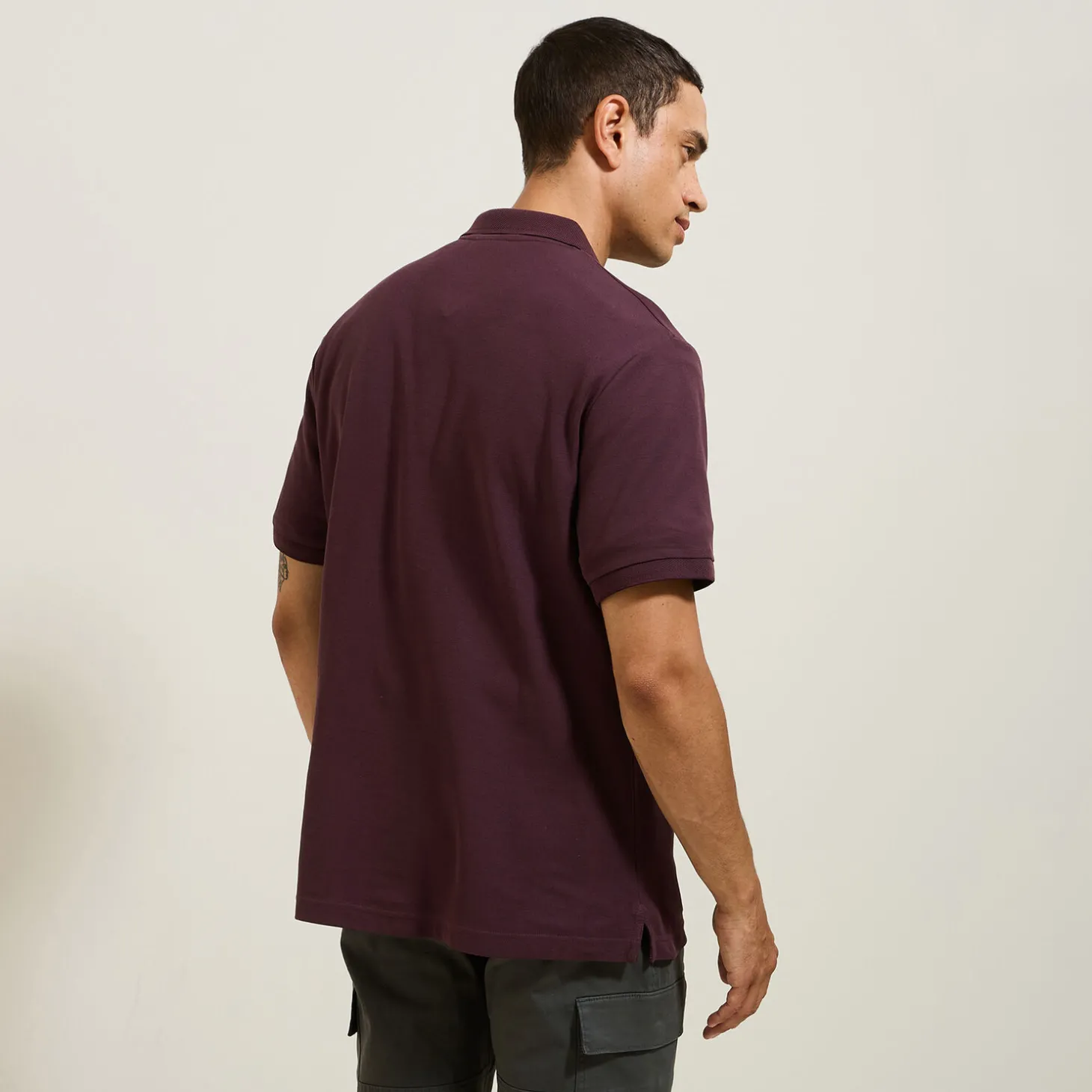 Online Polo in piquékatoen met korte mouwen Polo