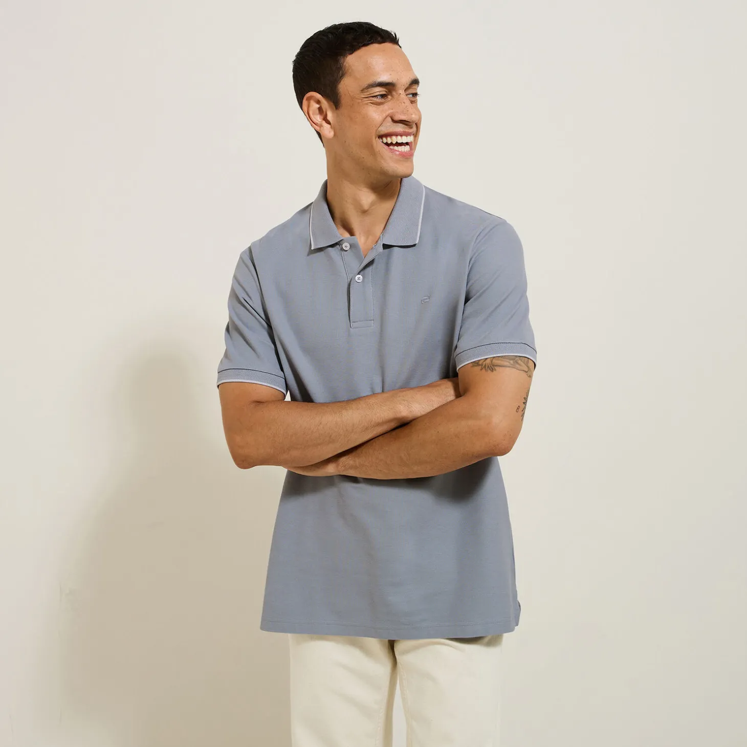 Clearance Polo in piquékatoen met korte mouwen Polo