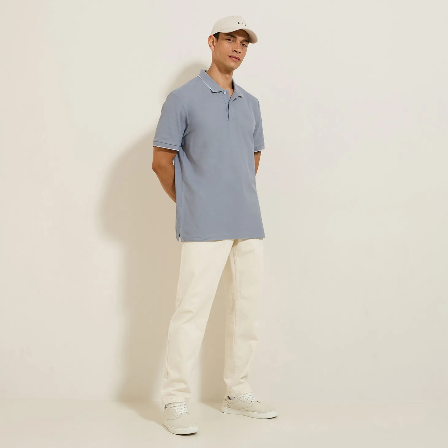 Clearance Polo in piquékatoen met korte mouwen Polo