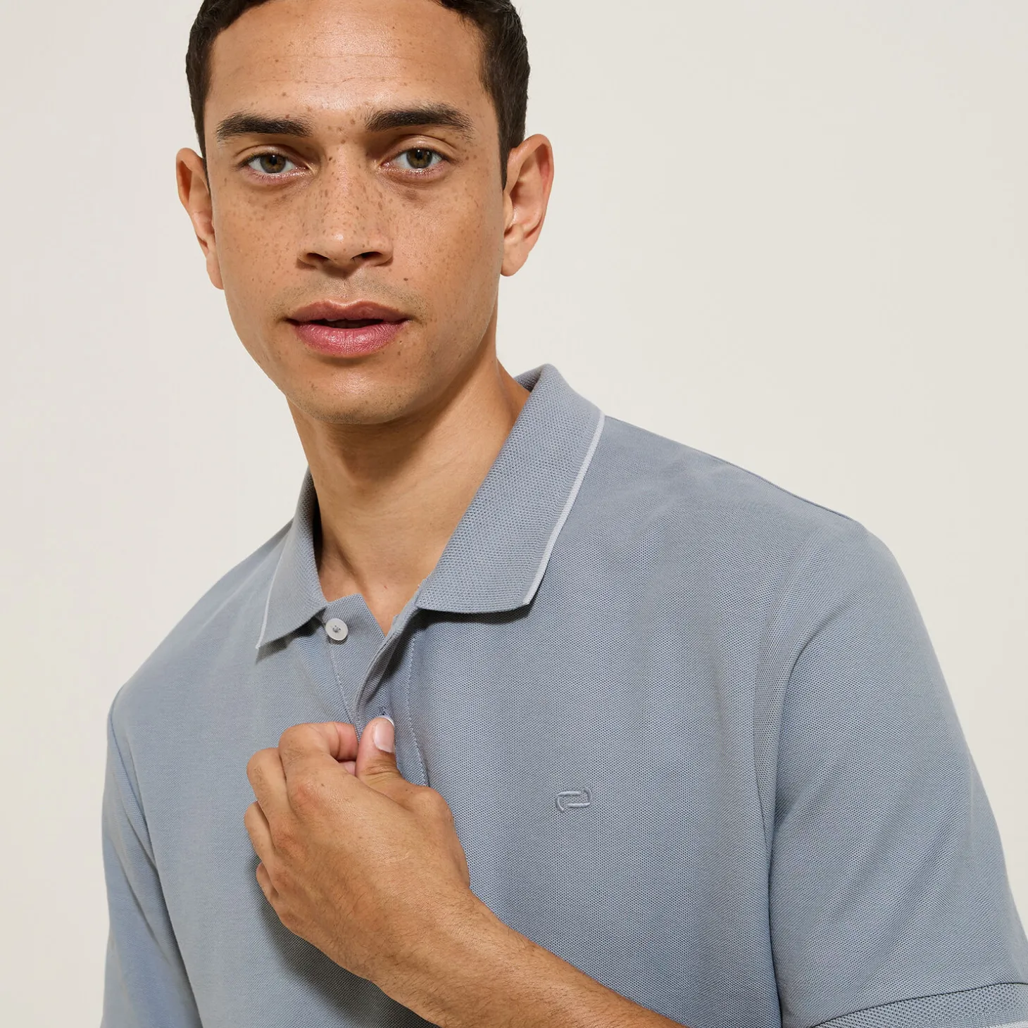 Clearance Polo in piquékatoen met korte mouwen Polo