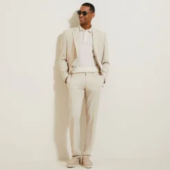 Discount Polo in tricot met korte mouwen, print en Italiaan Polo