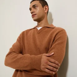 Shop Polo in tricot met resortkraag Trui