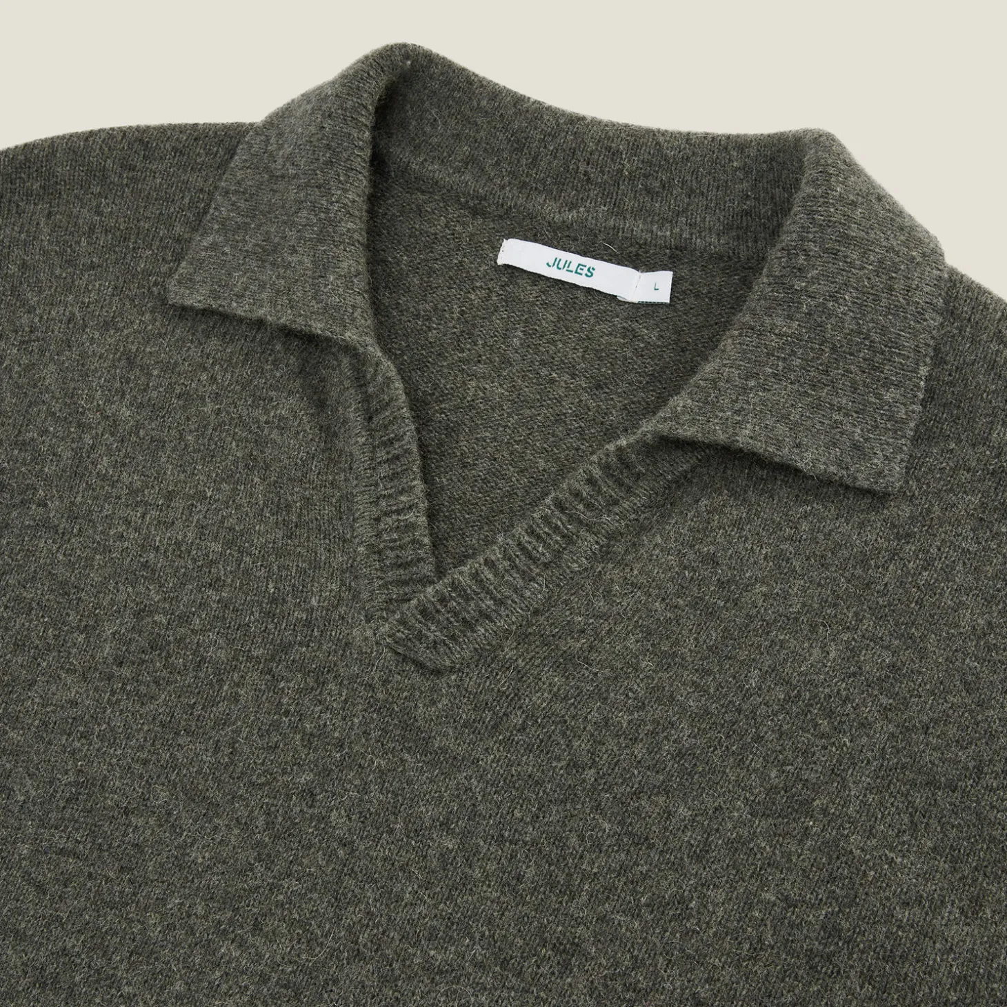 Discount Polo in tricot met resortkraag Trui